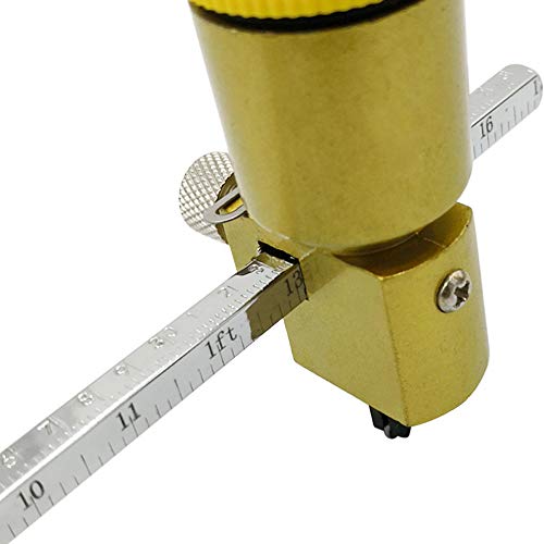 Portable Circular Glass Cutter Calibrated by Inch,for Glass/Cat Flap Mounting Adapter (Diameter 16 inch) - Thumbnail 2