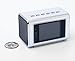 Jumbl Mini Hidden Surveillance Spy Nanny Camera Radio Clock with Motion Detection and Infrared Night Vision - Built-In Screen, Speaker, Micro SD Slot and AUX Line In - Silver