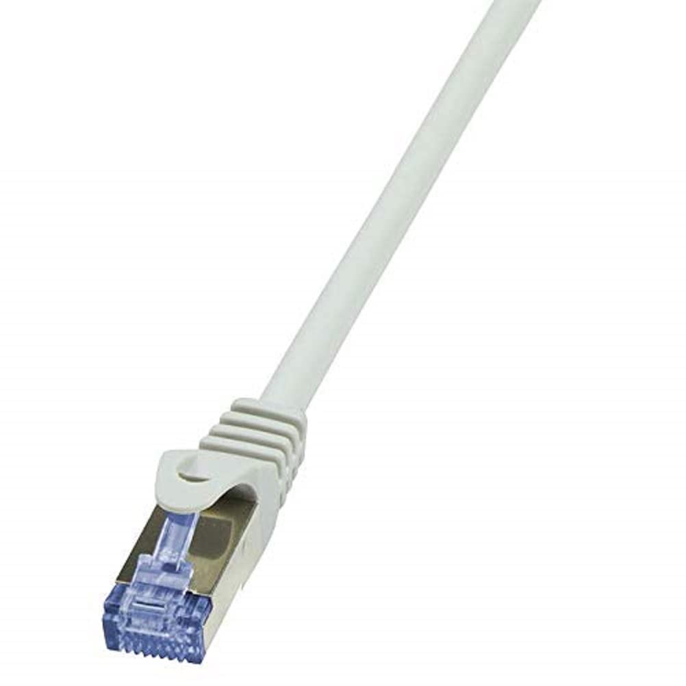 LogiLink CQ3072S Cat.6A 10G S/FTP PIMF PrimeLine Ethernet Cables, Cat 6 Cable, 5 Meter Length, Grey