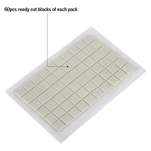 Removable Mounting Poster Putty, Aipaide 2 Pack White Reusable Non-Toxic Sticky Stuff for Hanging Posters, Photos Frames, Greeting Cards, Decorations, Led Strips, Maps