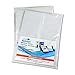 PackZen Clear Self-Adhesive Business Card Holder/Pocket (open on the short side) - Pack of 100 - Made in the USA