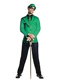 Rubie's Men's Dc Super Villains Adult Riddler, Green/Black, X-Large