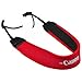 EarlyBirdSavings Red Neoprene Comfort Camera Padded Shoulder Neck Strap For Canon Camera