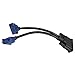 BQLZR DVI-Male DVI-I to VGA Female Monitor Video Splitter Adapter Cable for Duplicating Images,Only Divider Line Can be Used at a Time