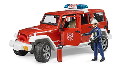 Bruder Jeep Rubicon Fire Rescue with Fireman Vehicle