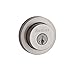 Kwikset 91590-003 Milan Round Double Cylinder Deadbolt Featuring SmartKey in Satin Nickel