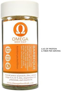 3 Pack Omega Seed Spice BBQ Seasoning. All Natural Superfood Spice, High In Protein, Fiber, Essential Vitamins, Minerals &amp; Amino acids