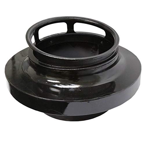 Leyso Chinese Wok Range Adapter/Reducer with 13-Inch Cast Iron Rim - Convert The Large Wok Well to Smaller Size (18" to 13")