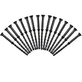 Magic&Shell 16pcs 67mm Rubber Fan Mounting Screws Computer PC Case Noise Absorbtion Anti Vibration Pin Rivet Black