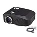 Xinda LED Video Projector(Warranty Include) Home Projector with Free HDMI Support 1080P for Home Cinema Theater TV Laptop Game SD iPad iPhone Android Smartphone-White