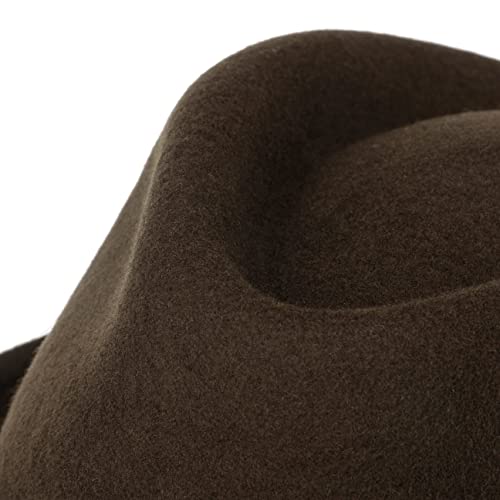 Lierys Classic Wool Trilby Women/Men - Wool Felt Hat - Fedora Summer/Winter - Waterproof Outdoor Hat - Foldable Rain Hat - Fedora