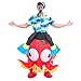 Spooktacular Creations Inflatable Ride an Octopus Air Blow-up Deluxe Halloween Costume - Adult Size