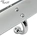TAPCET 3/4/5 Stainless Steel Zink alloy Wall Mounted Hook Hanger Coat Robe Clothes Towel Rack