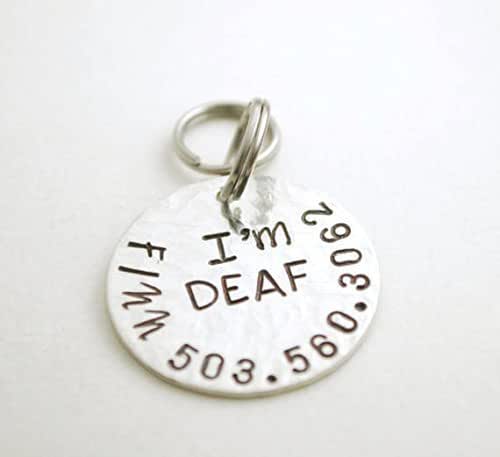 deaf dog id tags