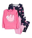 Carter's 4-Piece Glitter Sloth Snug Fit Cotton