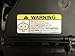 Saab Warning Turbocharger, Warning decal, sticker