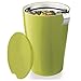 Tea Forte Kati Cup Ceramic Tea Infuser Cup with Infuser Basket and Lid for Steeping, Pistachio