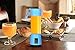 Portable Electric Juicer Cup, USB Rechargeable Personal-size Blender Used at Home And Outdoor, With 400ml High Borosilicate Glass Cup, Blue
