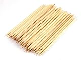 50 pcs Wood Stick Nail Art Orange Cuticle Pusher Remover