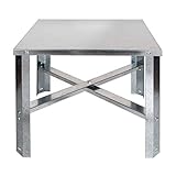Eastman 86278 Water Heater Stand 30-60 Gallon, Silver