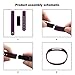 AK for Fitbit Alta Bands, Replacement Bands for Fitbit Alta/Alta HR with Metal Clasp（Purple,Large）