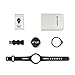 Plustore Waterproof Bluetooth Bracelet Pedometer Calorie Bicycle Sleep Monitoring Smartwatch - Black