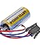 Mitsubishi A6BAT ER17330V 3.6V 2000mAh Lithium Industrial Battery w/ Plug