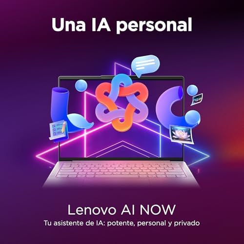 Yoga Slim 7 Gen 10 – Ordenador Portátil IA Aura Edition - 14'' OLED (Intel Core Ultra 7 258V, Intel AI Boost 47 Tops, 32GB RAM, 1TB SSD, Win11 Home, Wi-Fi7, Copilot+ PC) QWERTY Español, Gris