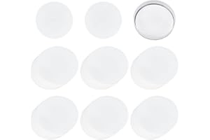CRASPIRE 90mm 100Pcs Quantitative Filter Paper No Adheasive 20μm 90mm Diameter Laboratory Synthetic Cellulose Filtration Medi