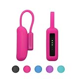 BeneStellar Fitbit Flex 2 Silicone Clip Holder, Silicone Clip Holder Built-in Smart Strong Magnetic Clasp Strap for Fitbit Flex 2,No Tracker (1-Pack Pink)