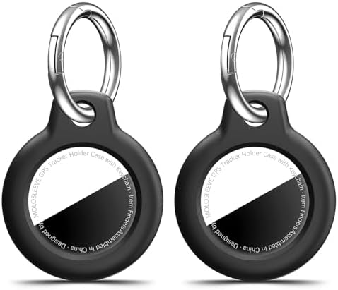 Amazon.com: Apple AirTag FineWoven Key Ring - Black ​​​​​​​ : Cell