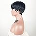 AIWEISE Pixie Wigs for Black Women Synthetic Short Black Wigs Pixie Cut Short Hair Wigs
