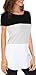 Aichatan Konater Womens Short Sleeve T Shirts Round Neck Stripe Cotton Shirts Casual Tops Tees