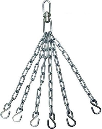 RDX Heavy Duty Boxing Punch Bag Iron 6 Panel Chains Wall Mount Punching MMA Training Hanger