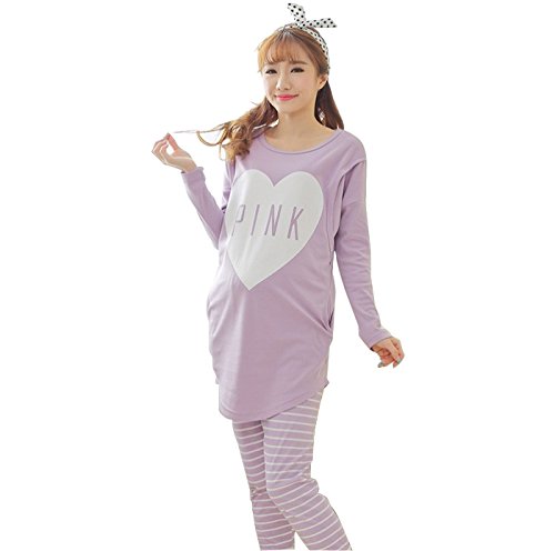 Maternity + Feeding Full Sleeve Lounge Suit