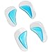 Arch Support Insoles (4 PCS) Pu Gel Foot Massage Flat Feet Insoles 2 Pairs
