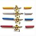 BestBuyGoods Portable Mini Pocket Pen Fishing Rod Pole Reel With Two Baits Two fishhooks Two Fishing-buoys and 20 Meters Fish tape/wire+ Survival Magnesium Firestarter Compass Whistle Orange BBG14PF001(Colors Random)