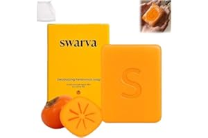 Persimmon Soap, Japanese Natural Deodorizing Persimmon Soap, Handmade Natural Moisturizing Soaps for Face and Body, for Old P