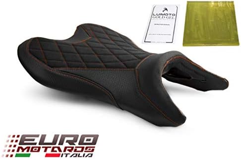 Luimoto Suede Tec-Grip Diamond Seat Cover For Rider New + Gel Pad For Yamaha MT-07 2018-2019