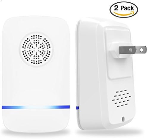 Ultrasonic Pest Control Repeller, Electronic Rat Repellent Plug In Indoor, Bug Repellent for Anti Mouse, Ant, Mosquito, Flea, Fly, Spider, Roach Reject - No More Trap &amp; Poison (2 PACK)