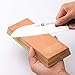 SSHERO Professional Leather Strop Kit （Two Knife Stropping Leather）with 5 oz Polishing Compound- Honing Strop for Sharpening Knives, Straight Razor, Wood Carving Chisels