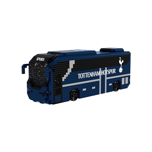 FOCO Officially Licensed Tottenham Hotspur FC Football BRXLZ Bricks 3D Coach Toy Model - Premier League Construction Toy - 1347 Pieces - Ages 12+ - Sports Merchandise