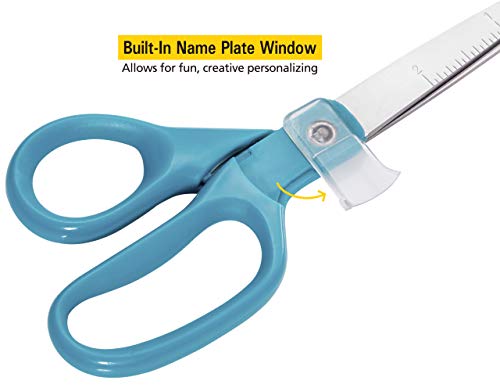 Stanley 7-Inch Student Scissor, Teal (SCI7ST-TEAL) - Thumbnail 3