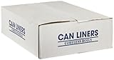 Spectrum CAMZ243308N CP243308N HDPE Institutional Trash Can Liner, 12-16 Gallon Capacity, 33" Length x 24" Width x 8 Micron Thick, Natural (Case of 1000)