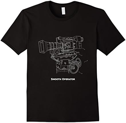 Mens Cinematography T-Shirt for Filmmakers &amp; Camera Operators Small Black