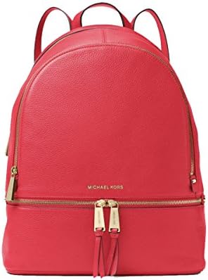 Michael Kors Rhea Large Leather Backpack (Sangria)