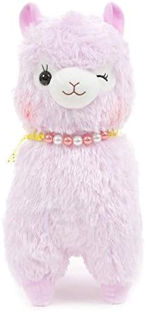 AMUSE - Alpacasso - Pearl Ribbon BIG Alpaca 40cm Light Purple Plush