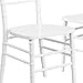 Flash Furniture 2 Pack HERCULES Series White Wood Chiavari Chair