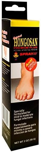 Hongosan Anti-Fungal Spray Burning,Cracking,Scaling and Irritation- For Ringworm and Jock Itch 2 oz/ 59g