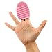 Makeup Brush Cleaning Mat, Esarora Makeup Brush Cleaner Set of 3 Mini Cosmetic Brush Cleaner Mat Portable Washing Tools (Pink)
